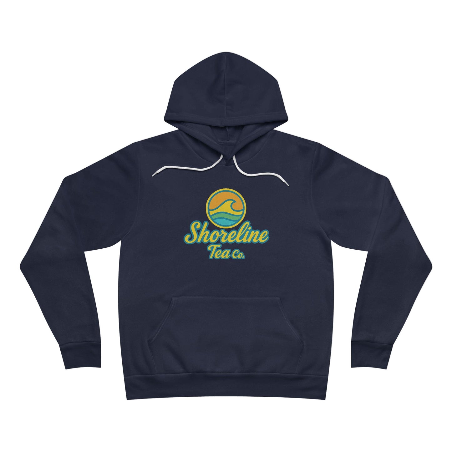 Shoreline Tea Co. Logo Hoodie — Vintage Coastal Pullover