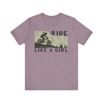 Adventure-Inspired "Ride Like A Girl" Unisex Tee