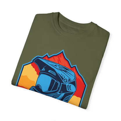 Shred The Trail Adventure T-Shirt - Unisex Garment-Dyed Tee for Outdoor Enthusiasts