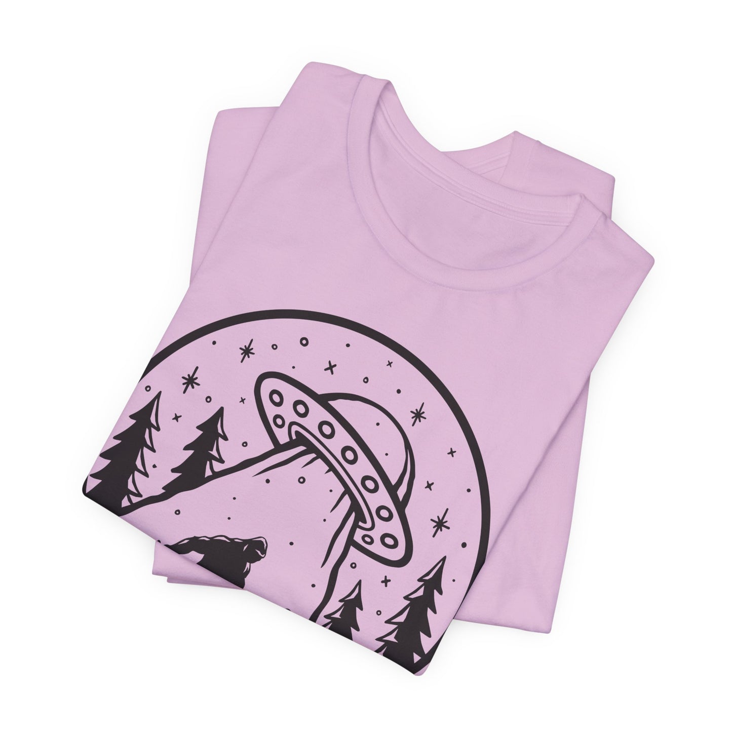 I Believe UFO and Big Foot Unisex Jersey Tee