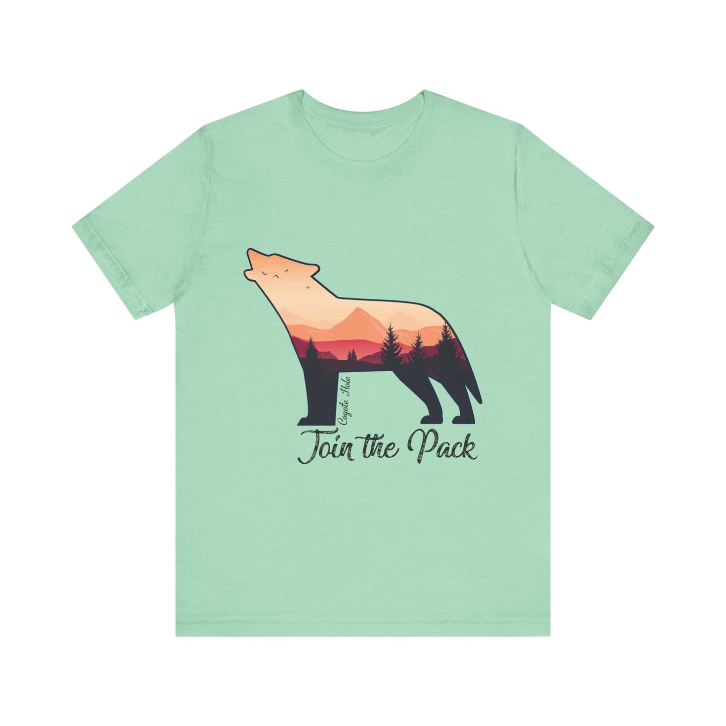 Join The Pack Coyote Howling T-Shirt