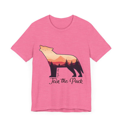 Join The Pack Coyote Howling T-Shirt