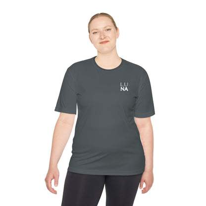 Men's & Women's Luna Tee, Unisex Activewear Shirt, Moisture Wicking T-Shirt for Sports, Cool Summer Tee, Casual Outdoor Wear