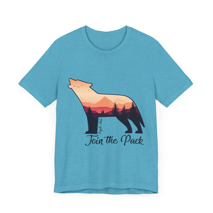 Join The Pack Coyote Howling T-Shirt