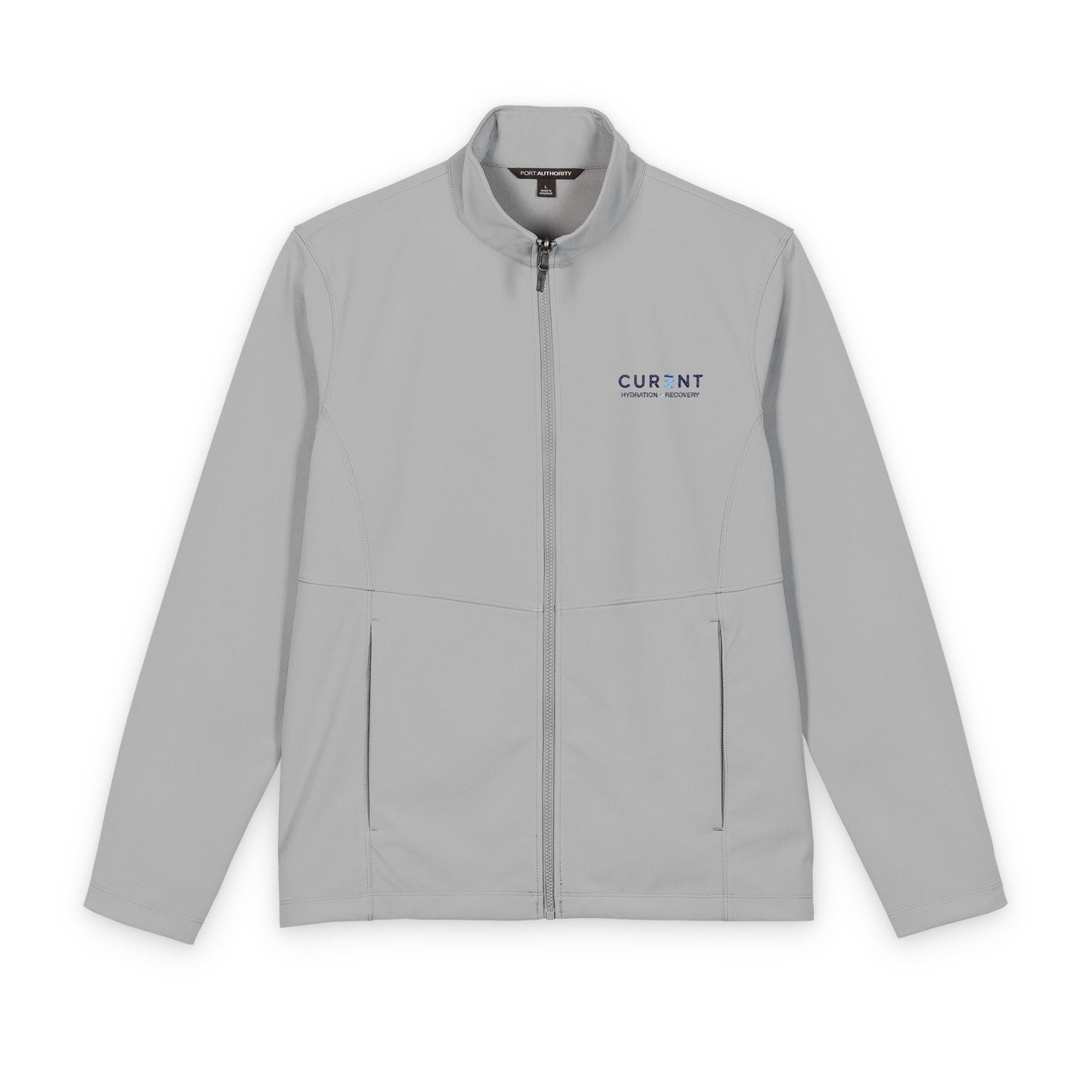CURENT Men's Soft Shell Jacket —  Embroidered Lightweight Windproof Jacket