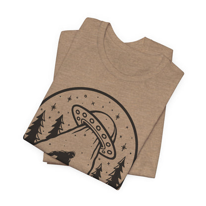 I Believe UFO and Big Foot Unisex Jersey Tee