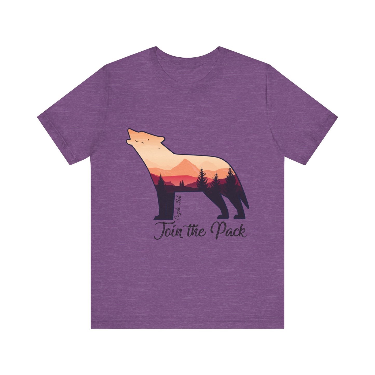 Join The Pack Coyote Howling T-Shirt