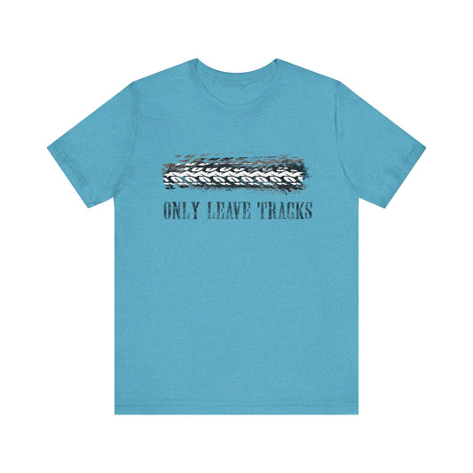 Only Leave Tracks Mountain Biking T-Shirt