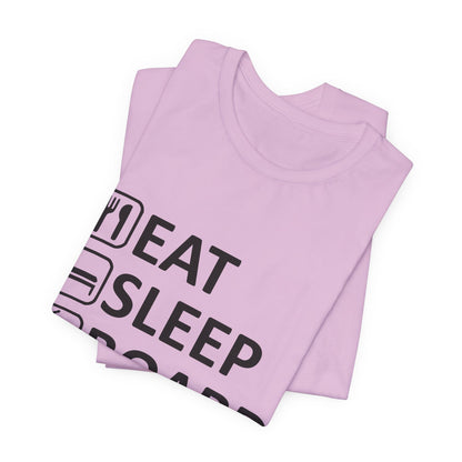Eat Sleep Board Repeat - Unisex Jersey Tee