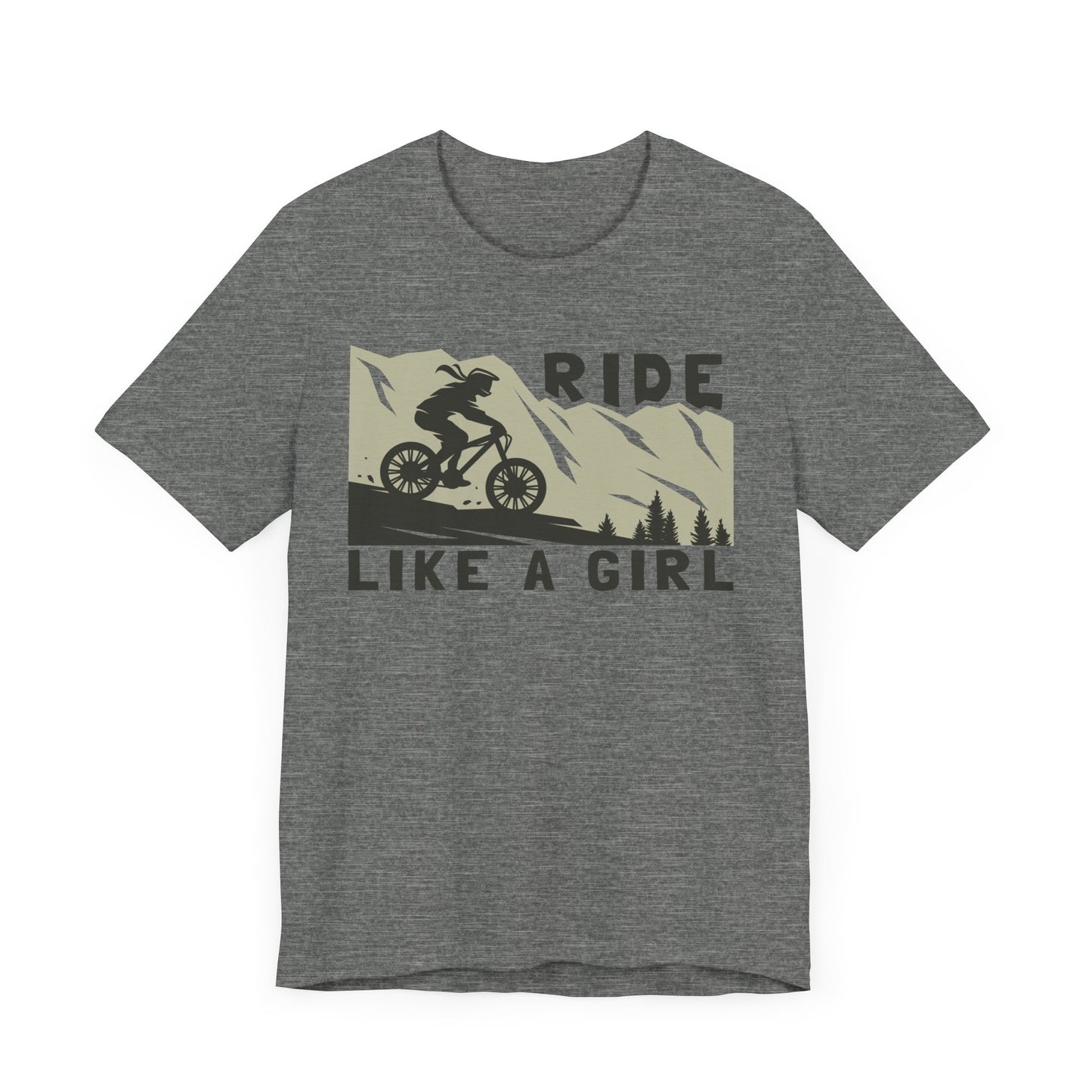 Adventure-Inspired "Ride Like A Girl" Unisex Tee