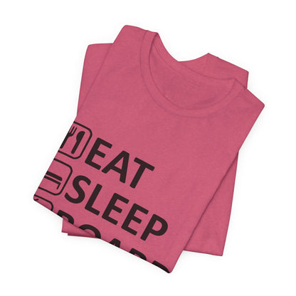 Eat Sleep Board Repeat - Unisex Jersey Tee