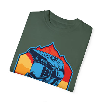 Shred The Trail Adventure T-Shirt - Unisex Garment-Dyed Tee for Outdoor Enthusiasts