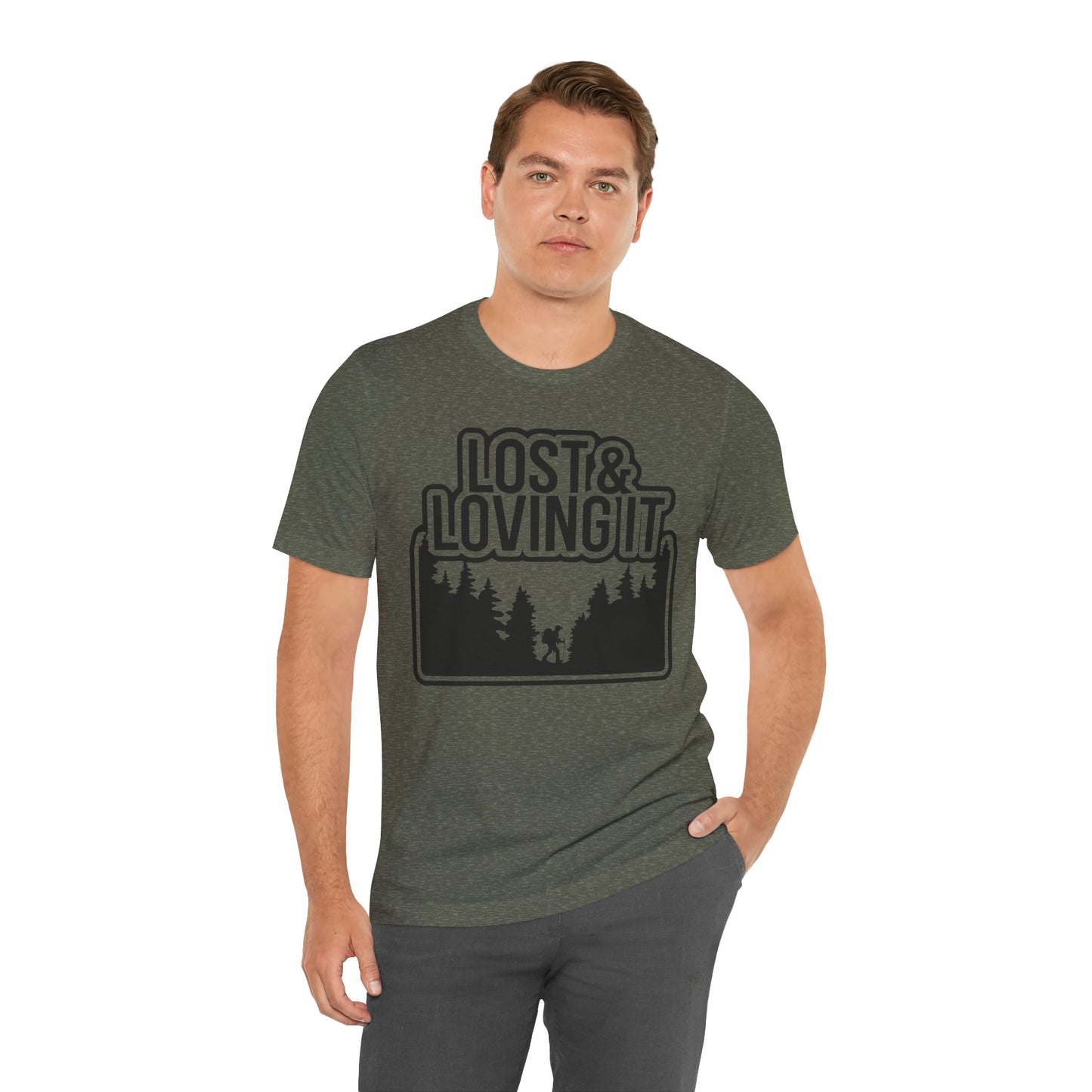 Lost and Loving It Hiking Unisex T-Shirt