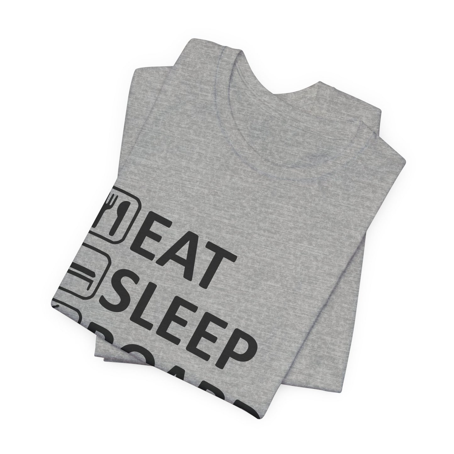 Eat Sleep Board Repeat - Unisex Jersey Tee