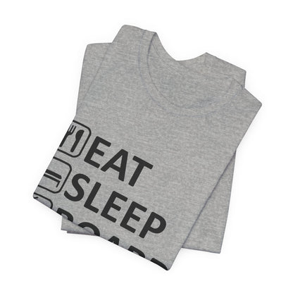 Eat Sleep Board Repeat - Unisex Jersey Tee