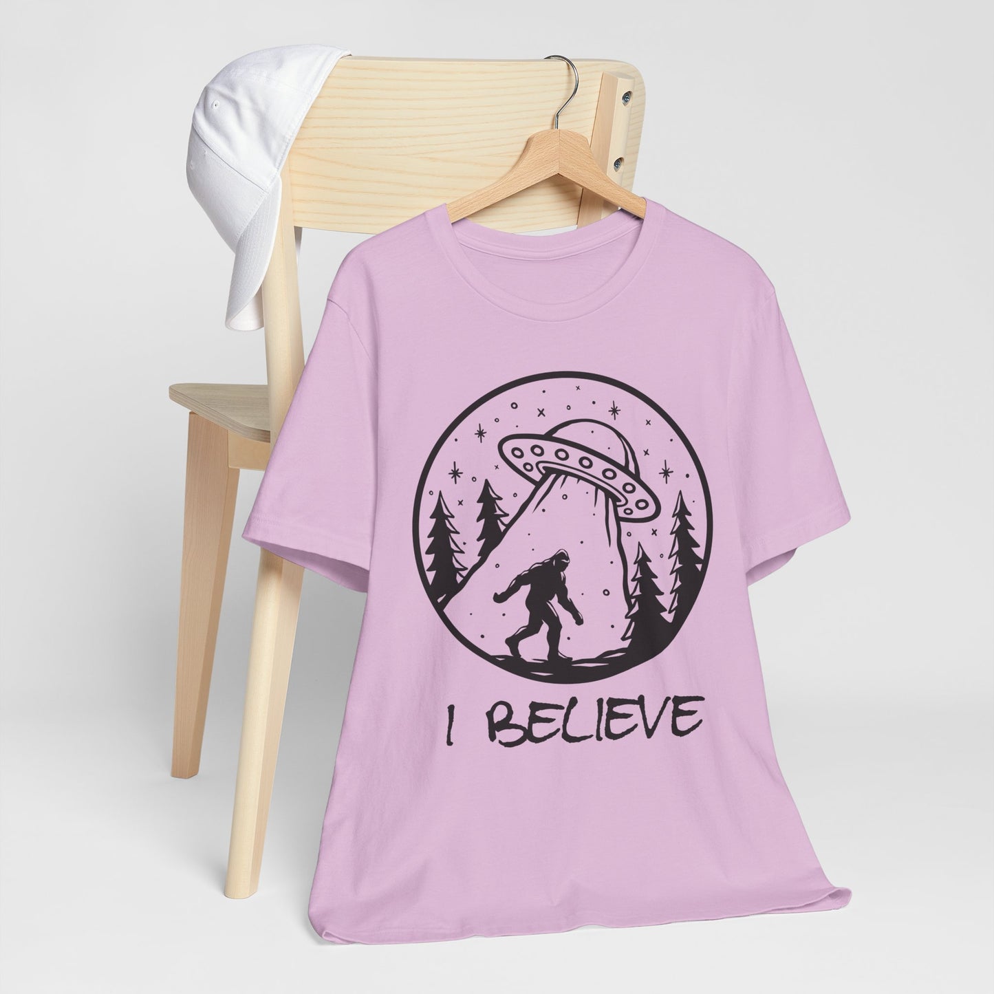 I Believe UFO and Big Foot Unisex Jersey Tee