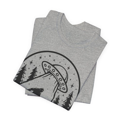 I Believe UFO and Big Foot Unisex Jersey Tee