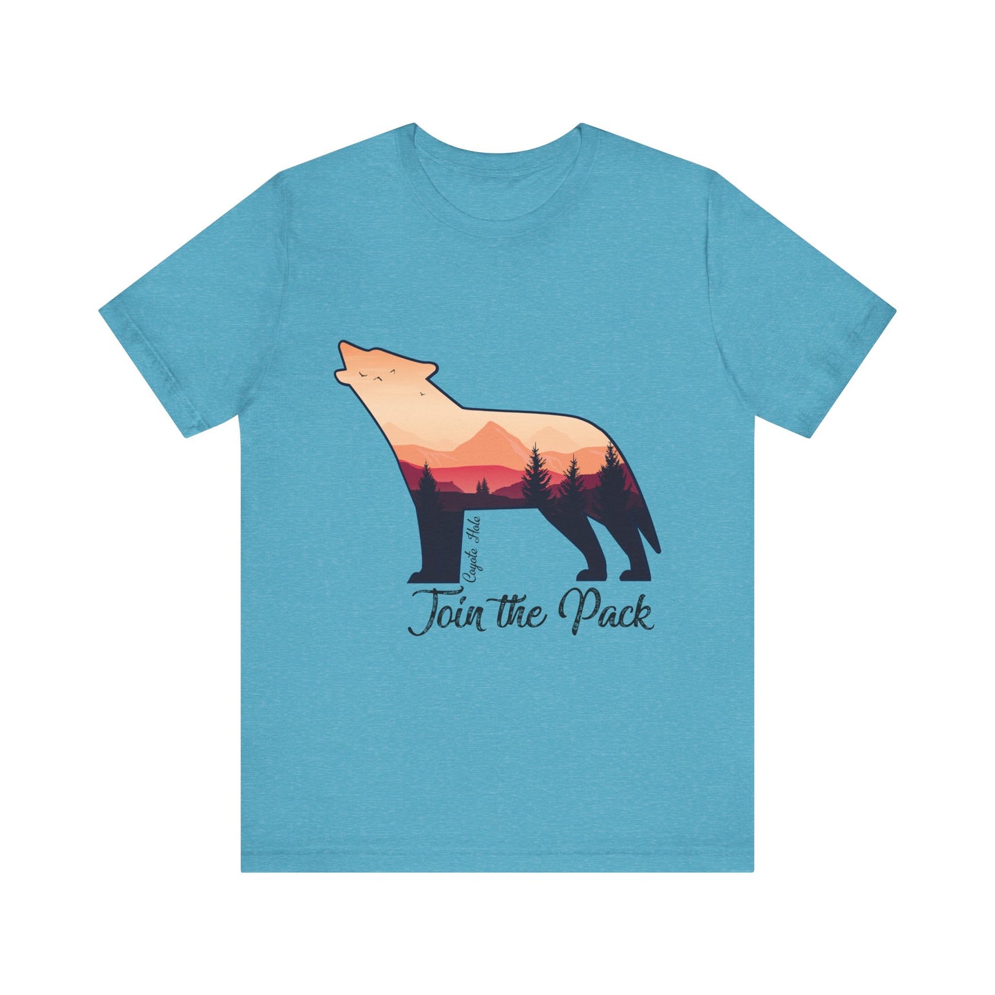 Join The Pack Coyote Howling T-Shirt