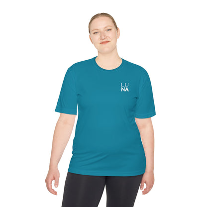 Men's & Women's Luna Tee, Unisex Activewear Shirt, Moisture Wicking T-Shirt for Sports, Cool Summer Tee, Casual Outdoor Wear