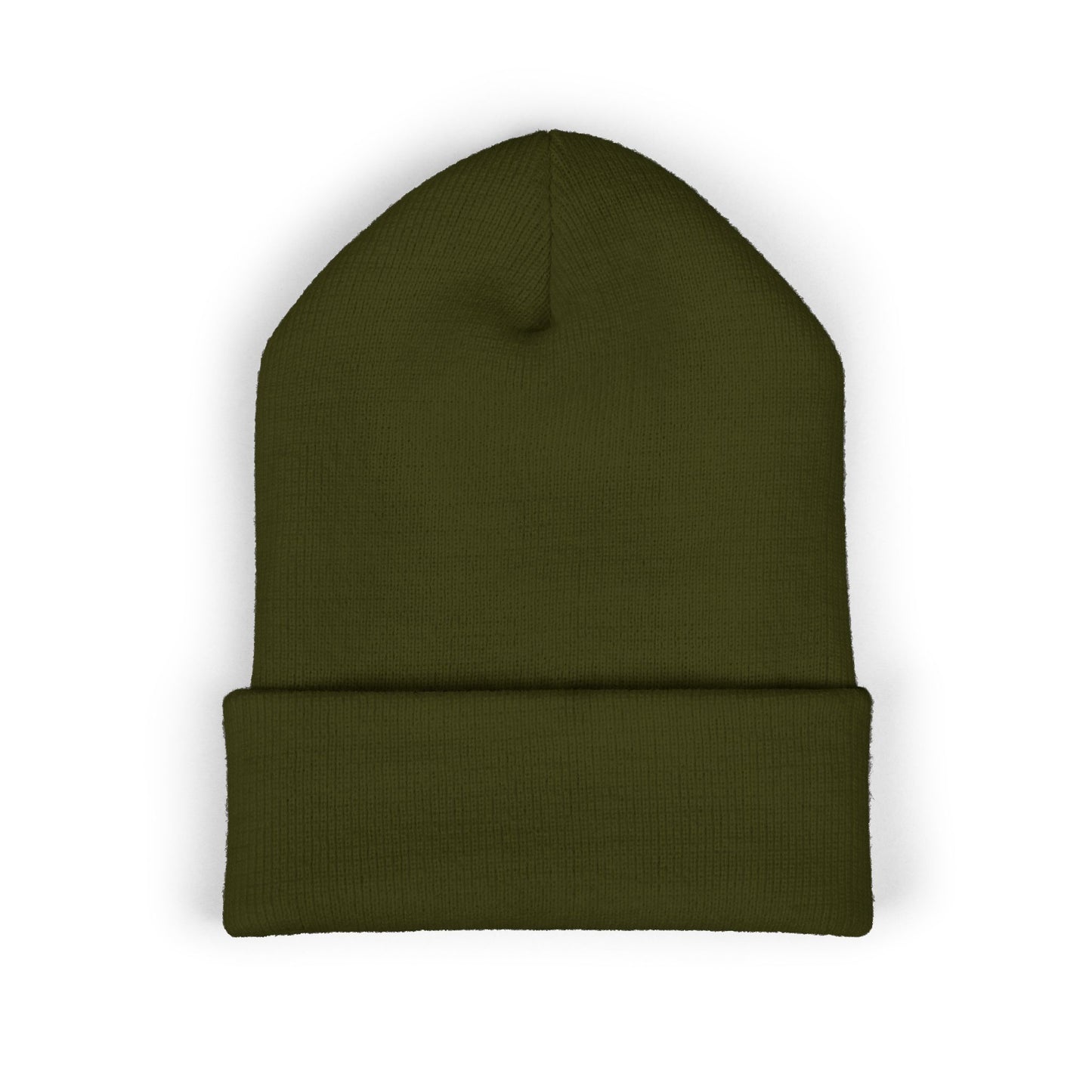 CURENT Embroidered Cuffed Beanie — Knit Hat