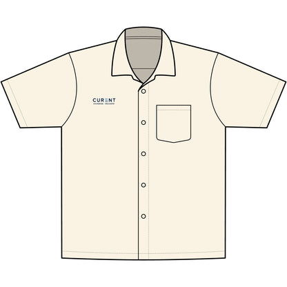 CURENT Easy-Care Camp Shirt — Lightweight Wrinkle-Resistant Button-Up