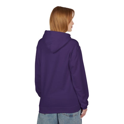 LUNA Moonlit Fleece Hoodie, Cozy Unisex Hoodie, Casual Sweatshirt, Winter Gift, Celestial Clothing, Night Sky Apparel