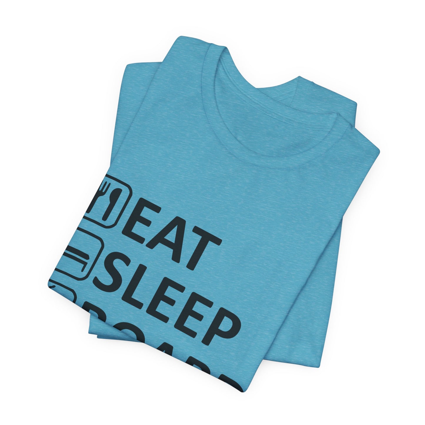 Eat Sleep Board Repeat - Unisex Jersey Tee