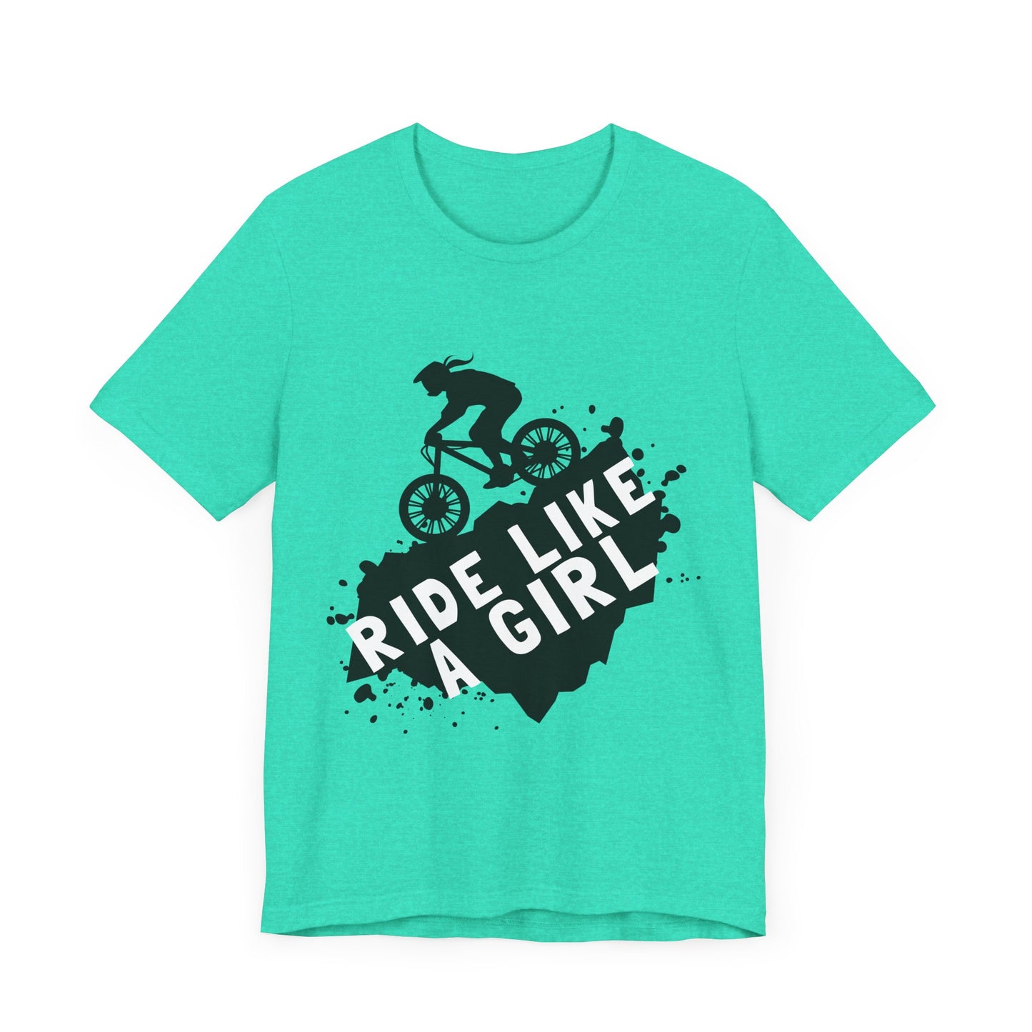 Ride Like a Girl Unisex Bicycle Tee - Empowering Cycling Shirt