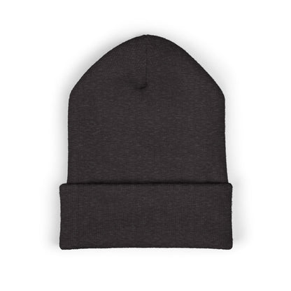 CURENT Embroidered Cuffed Beanie — Knit Hat