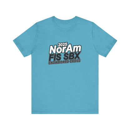 2025 FIS Snowboard Cross Tee - 2025 NorAm FIS SBX, Unisex Athletic Shirt, Winter Sports Apparel, Snowboarding Gift, Adventure Wear