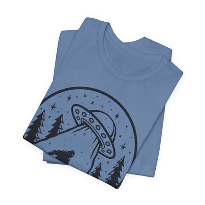 I Believe UFO and Big Foot Unisex Jersey Tee