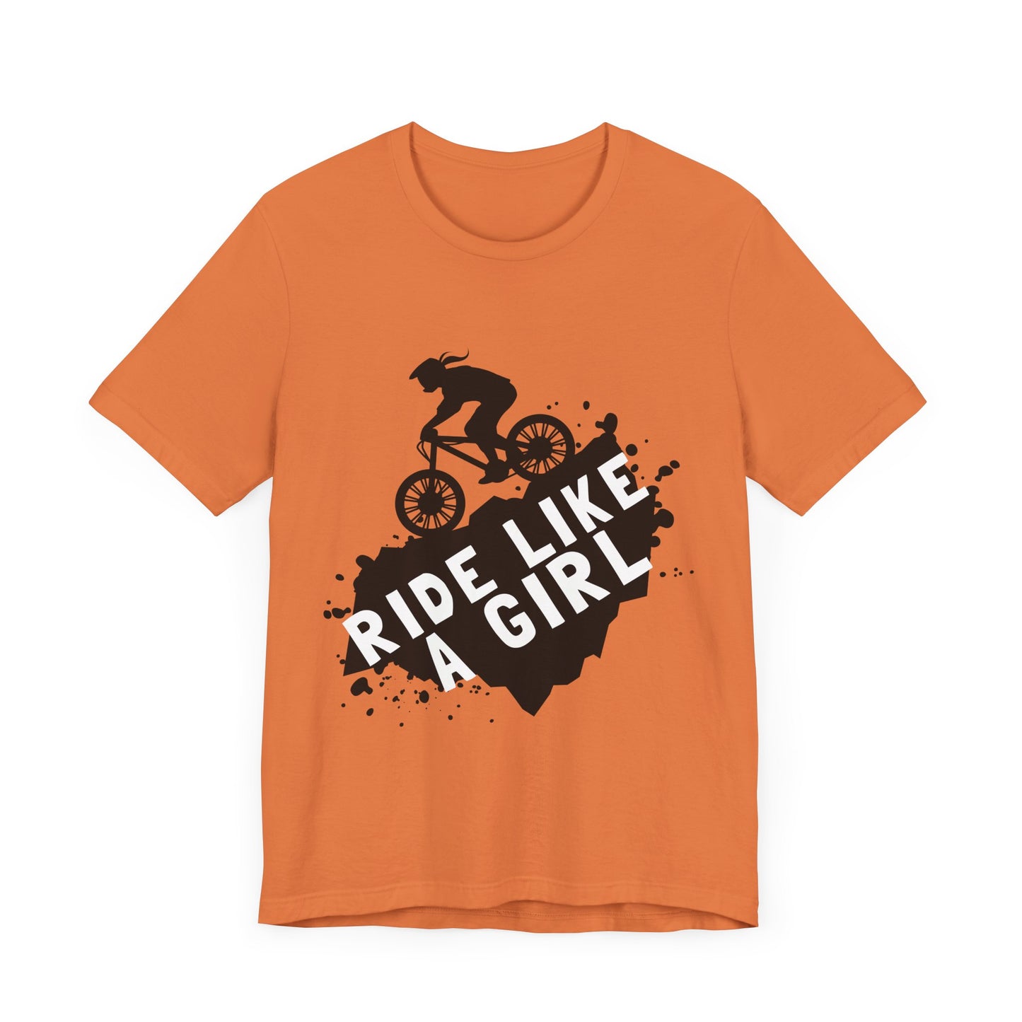 Ride Like a Girl Unisex Bicycle Tee - Empowering Cycling Shirt