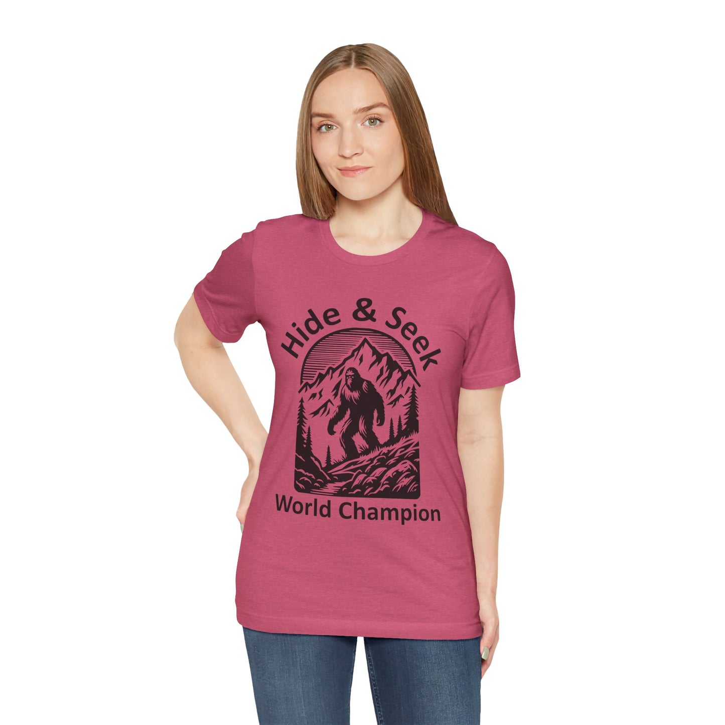 Hide and Seek Champion Big Foot Unisex Jersey Tee