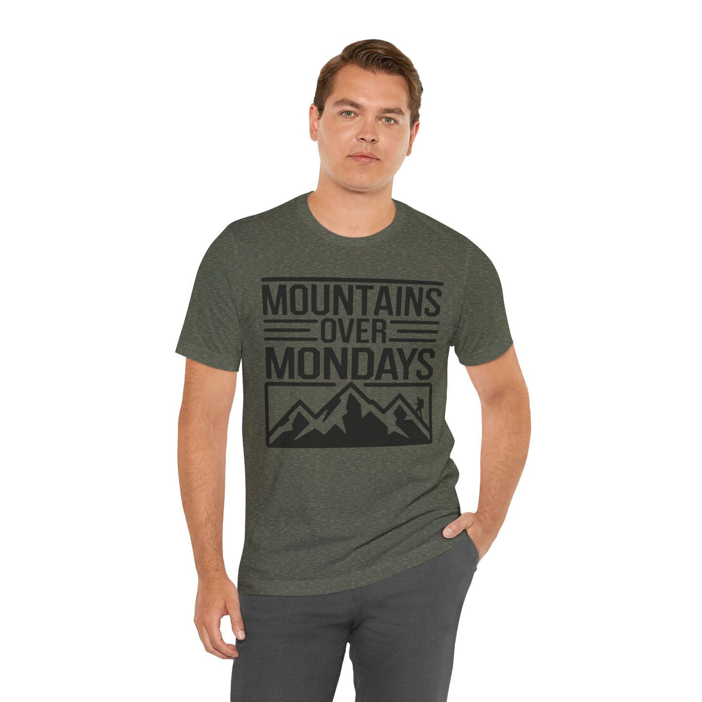 Mountains over Mondays Unisex T-Shirt