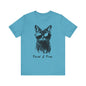 Feral and Free Funny Cat T-shirt Unisex Jersey Short Sleeve Tee