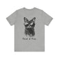 Feral and Free Funny Cat T-shirt Unisex Jersey Short Sleeve Tee