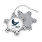 LUNA Pewter Snowflake Ornament