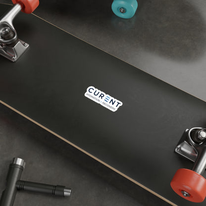 Current Hydration + Recovery Die-Cut Sticker — Waterwave Logo Sticker for Laptops, Bottles & Gear