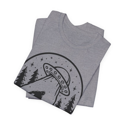 I Believe UFO and Big Foot Unisex Jersey Tee