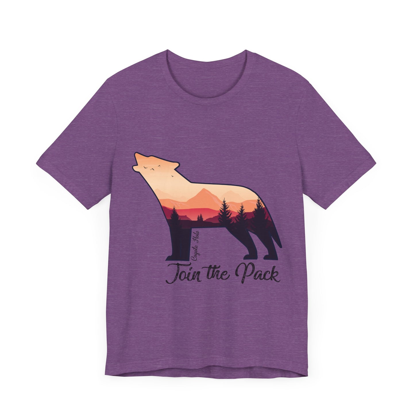 Join The Pack Coyote Howling T-Shirt