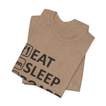 Eat Sleep Board Repeat - Unisex Jersey Tee