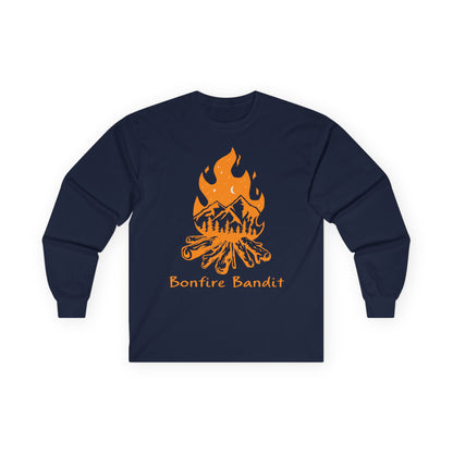 Unisex Bonfire Bandit Long Sleeve Tee - Perfect for Campfire Lovers