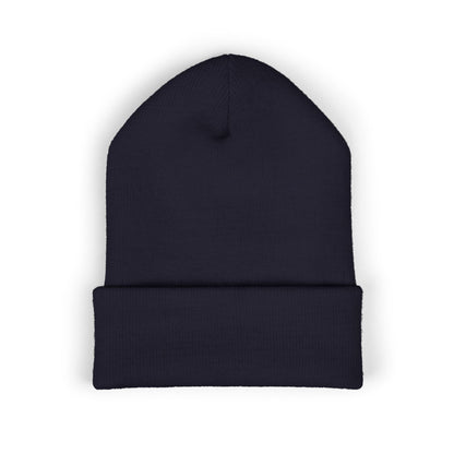 CURENT Embroidered Cuffed Beanie — Knit Hat
